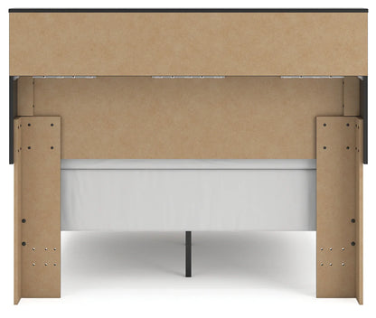 Broachmyn - Full Bookcase Bed - Black / Gray