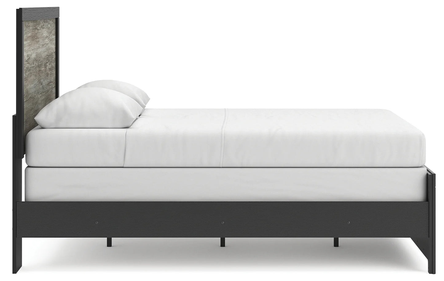 Broachmyn - Queen Panel Bed - Black / Gray
