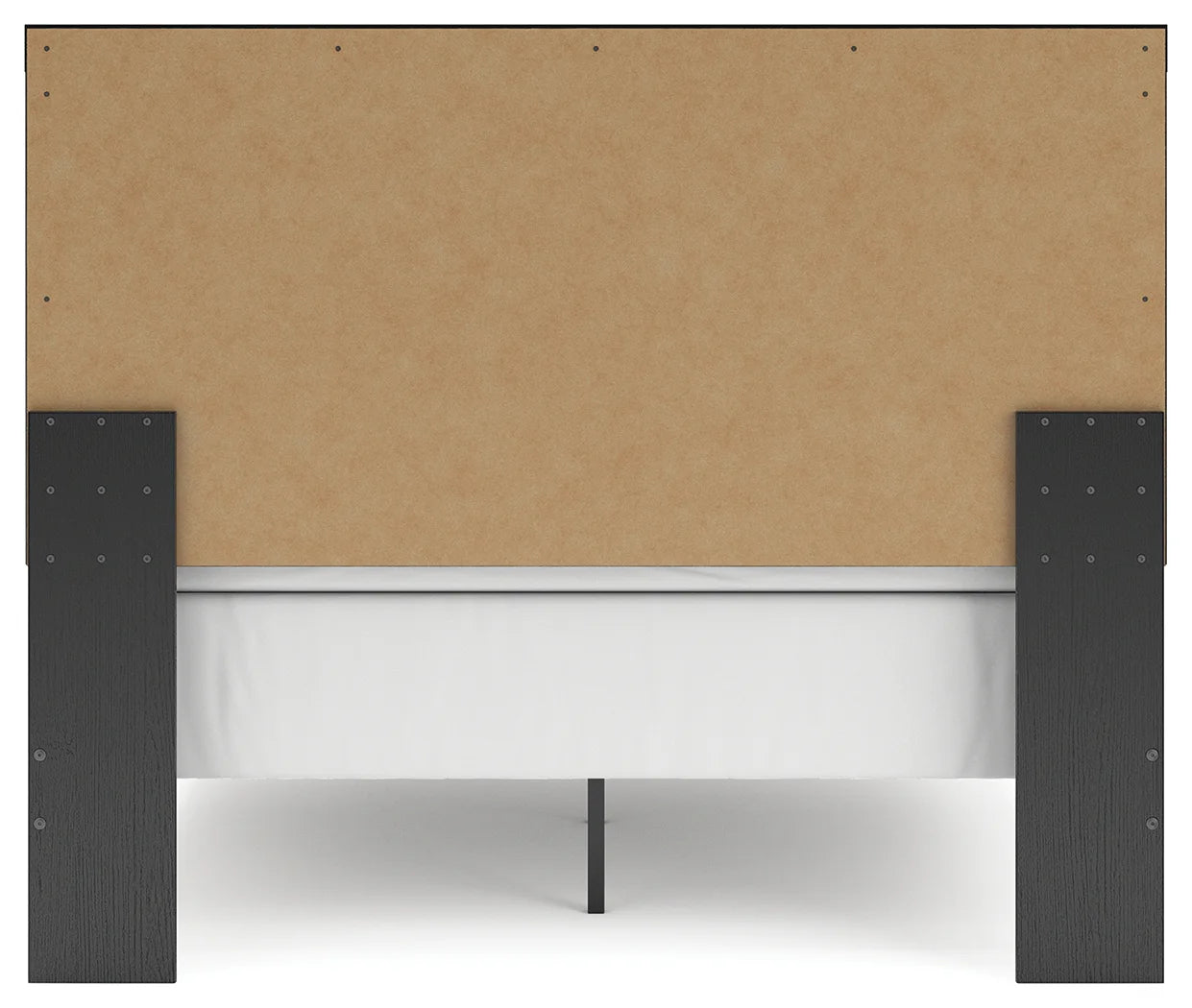 Broachmyn - Queen Panel Bed - Black / Gray
