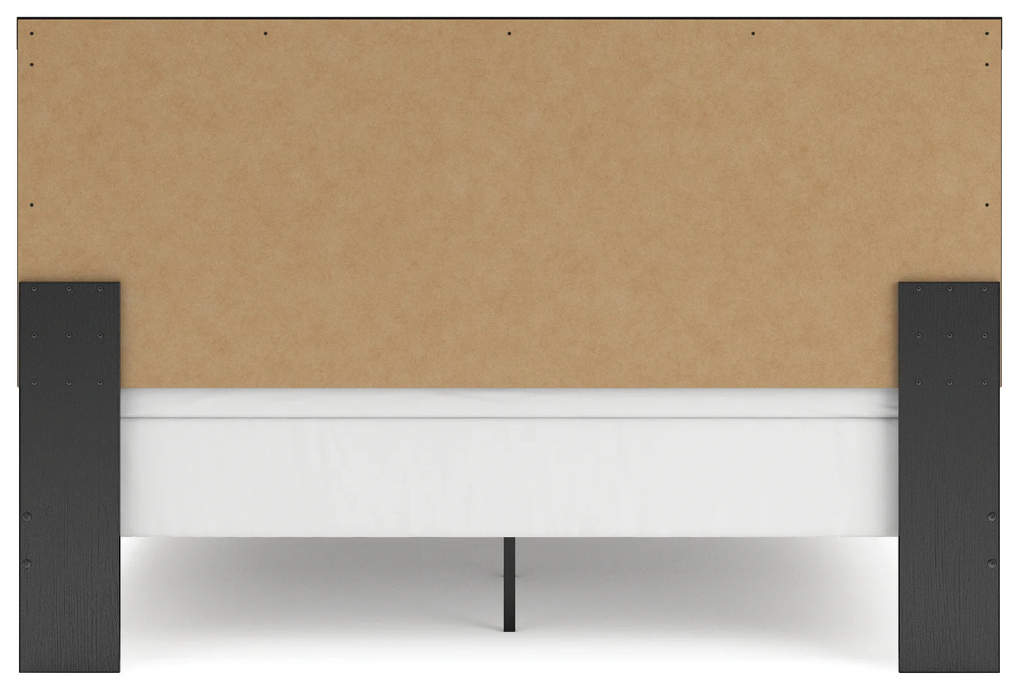 Broachmyn - King Panel Bed - Black / Gray