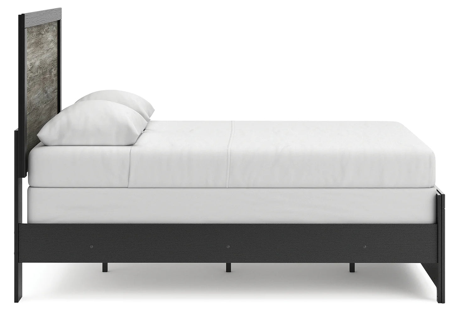 Broachmyn - Full Panel Bed - Black / Gray