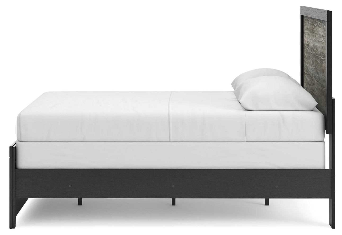 Broachmyn - Full Panel Bed - Black / Gray