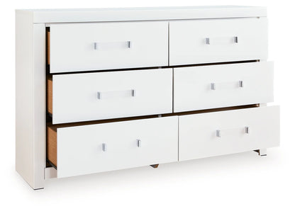 Maeling - Six Drawer Dresser - White