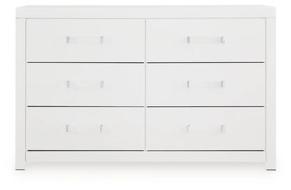 Maeling - Six Drawer Dresser - White