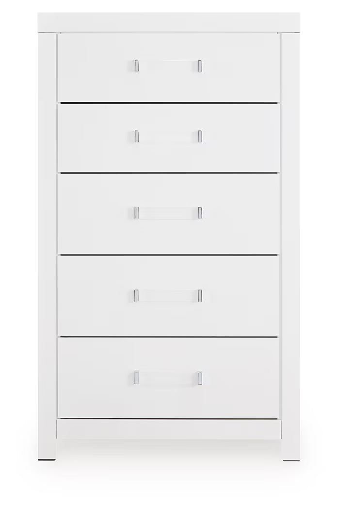 Maeling - Five Drawer Chest - White