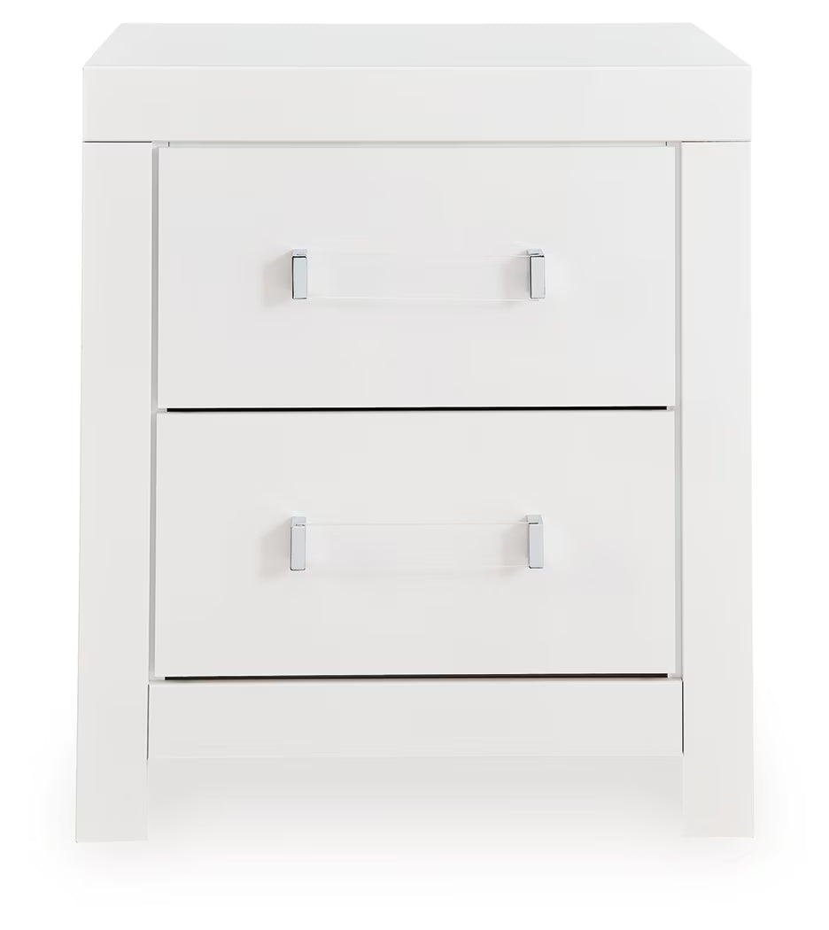 Maeling - Two Drawer Night Stand - White