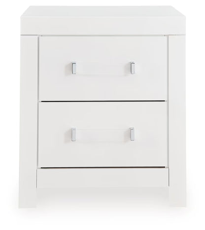 Maeling - Two Drawer Night Stand - White