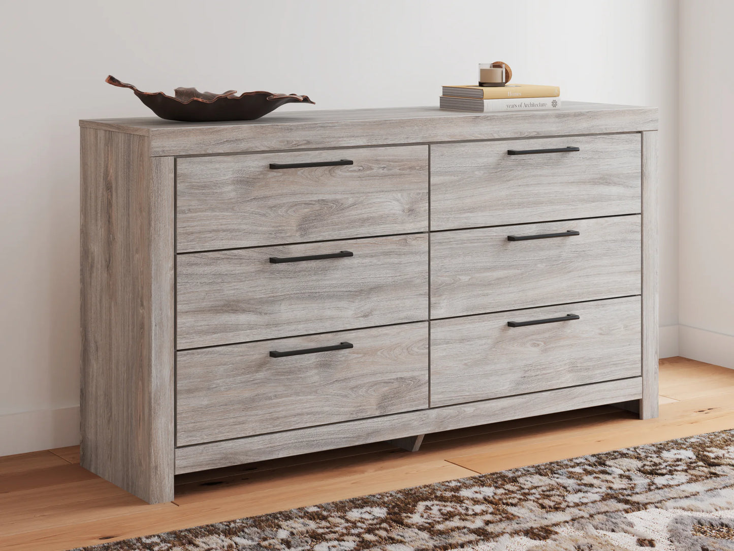 Broachmyn - Six Drawer Dresser - Gray