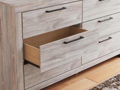 Broachmyn - Six Drawer Dresser - Gray