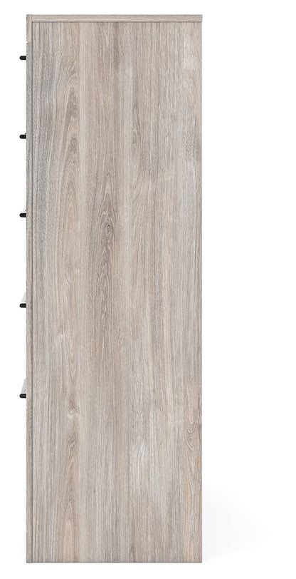 Broachmyn - Five Drawer Chest - Gray