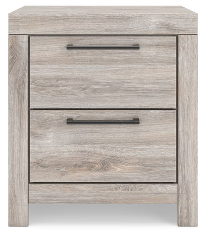 Broachmyn - Two Drawer Night Stand - Gray