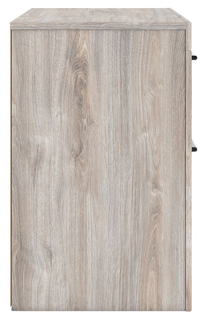Broachmyn - Two Drawer Night Stand - Gray