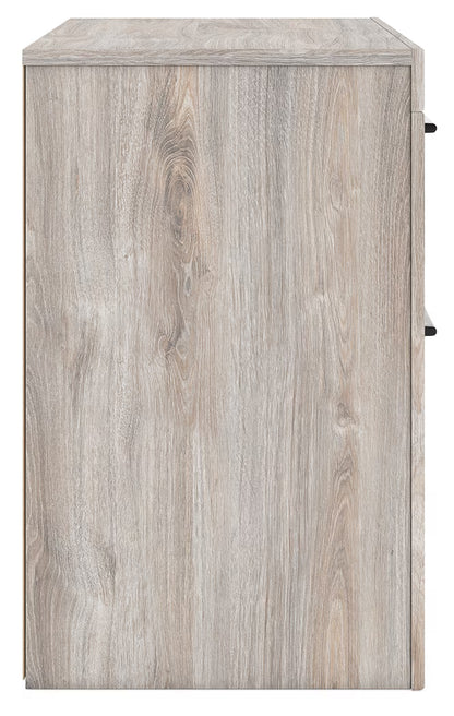 Broachmyn - Two Drawer Night Stand - Gray