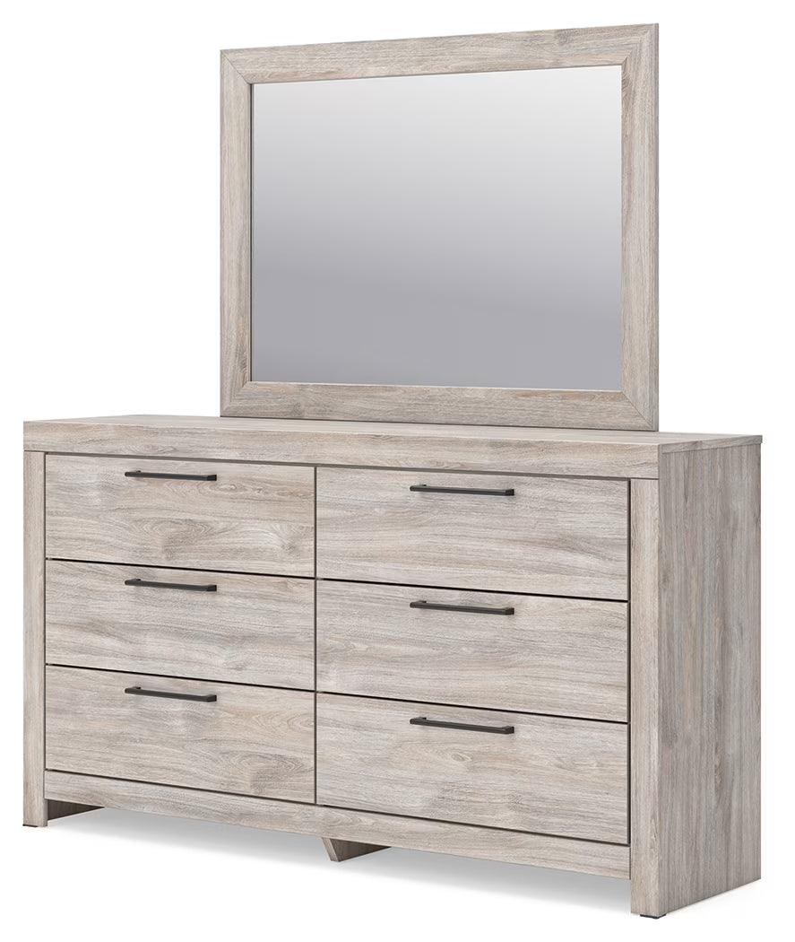 Broachmyn - Dresser And Mirror - Gray