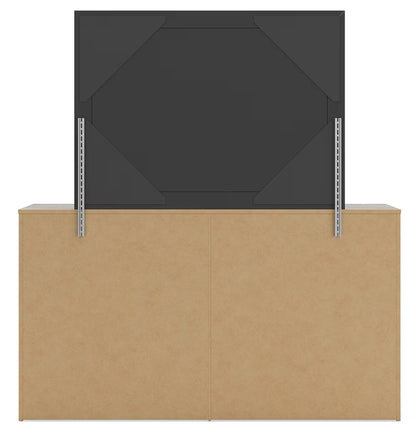Broachmyn - Dresser And Mirror - Gray