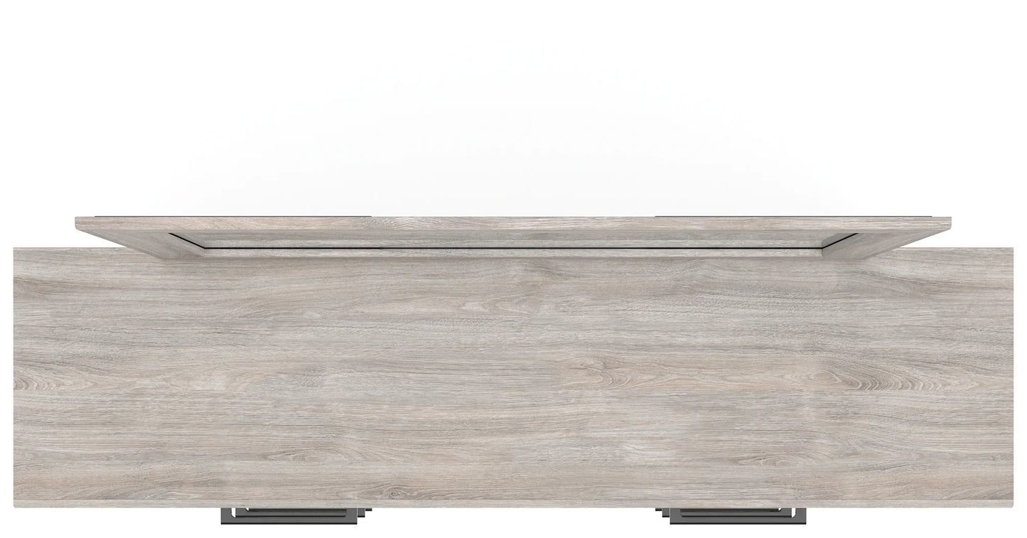 Broachmyn - Dresser And Mirror - Gray