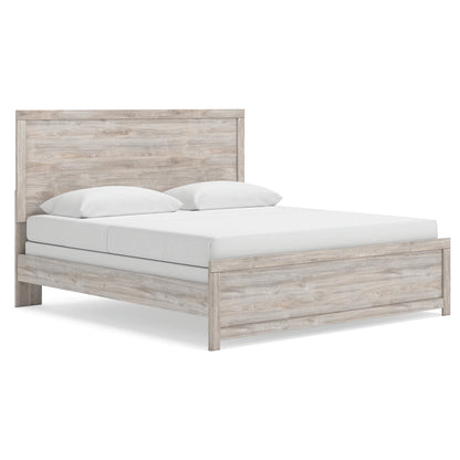 Broachmyn - King Panel Bed - Gray