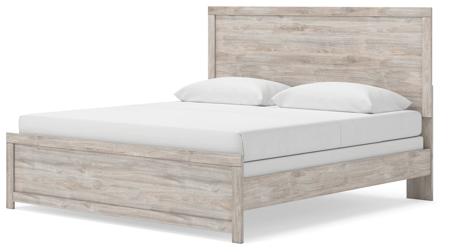 Broachmyn - King Panel Bed - Gray