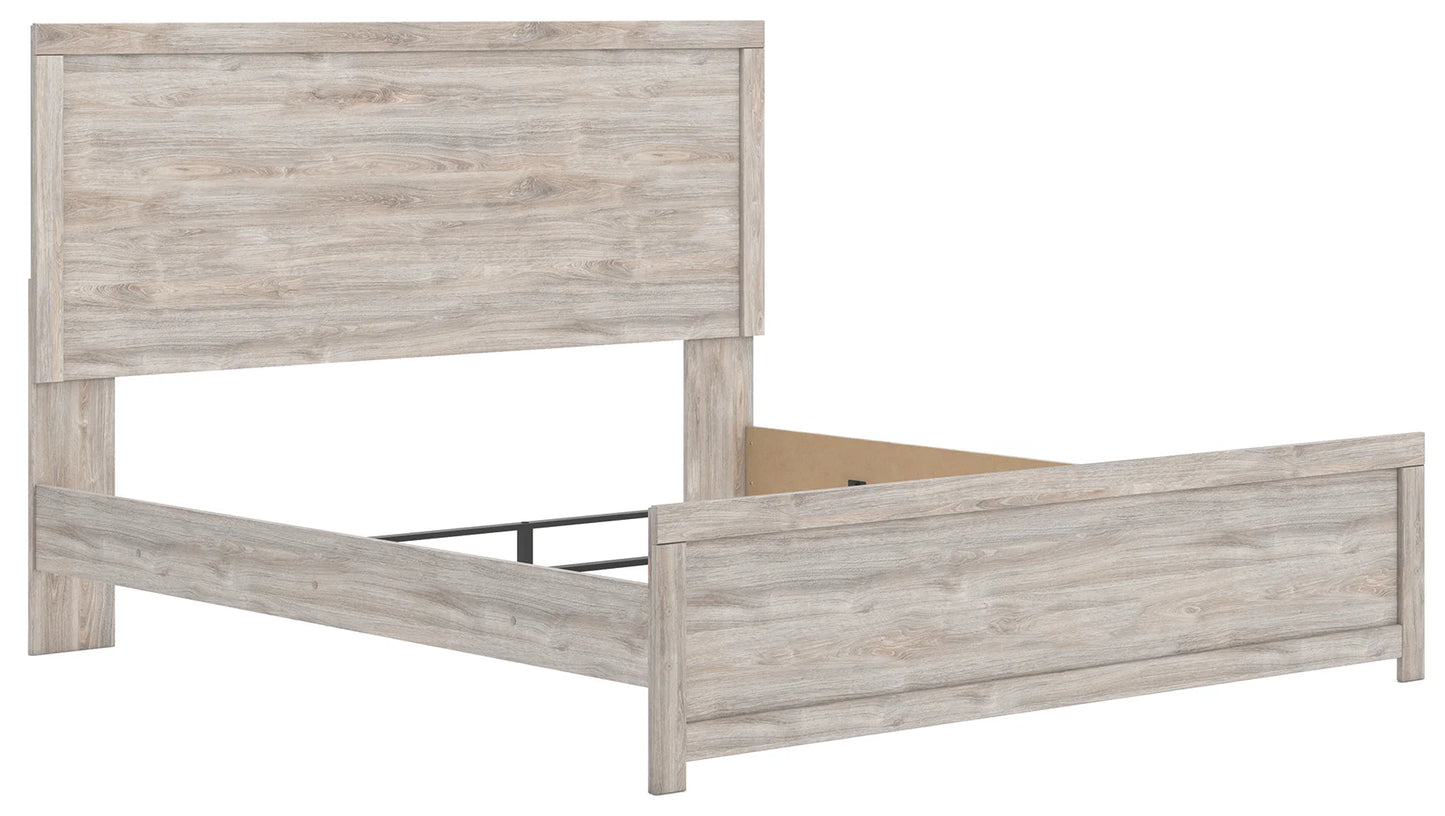 Broachmyn - King Panel Bed - Gray