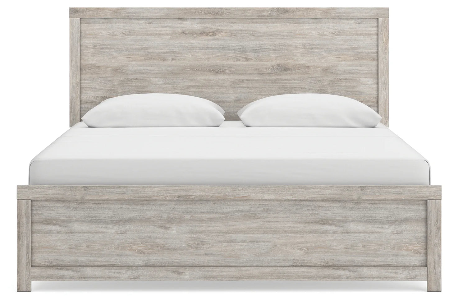 Broachmyn - King Panel Bed - Gray