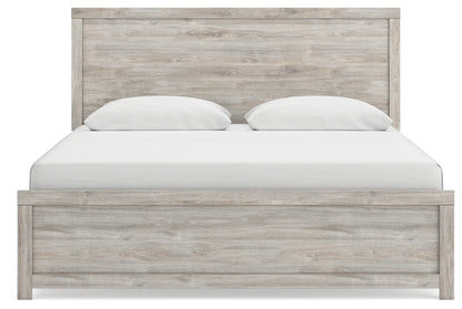 Broachmyn - King Panel Bed - Gray