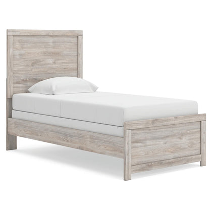 Broachmyn - Twin Panel Bed - Gray