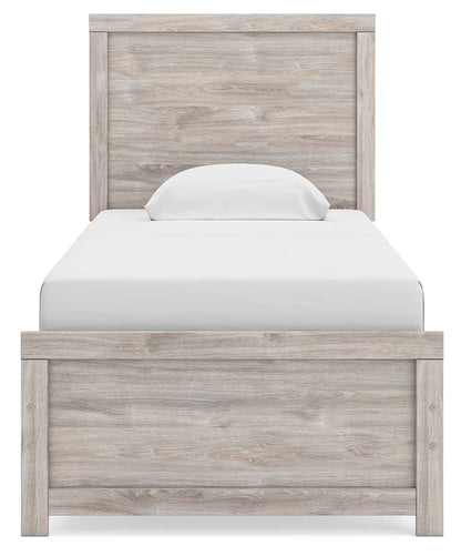 Broachmyn - Twin Panel Bed - Gray