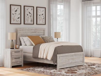 Broachmyn - Full Panel Bed - Gray