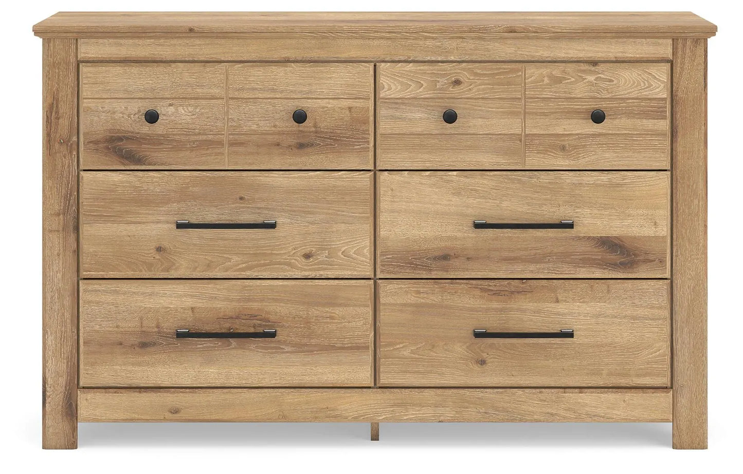 Makidern - Tan - Six Drawer Dresser