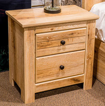 Makidern - Tan - Two Drawer Night Stand