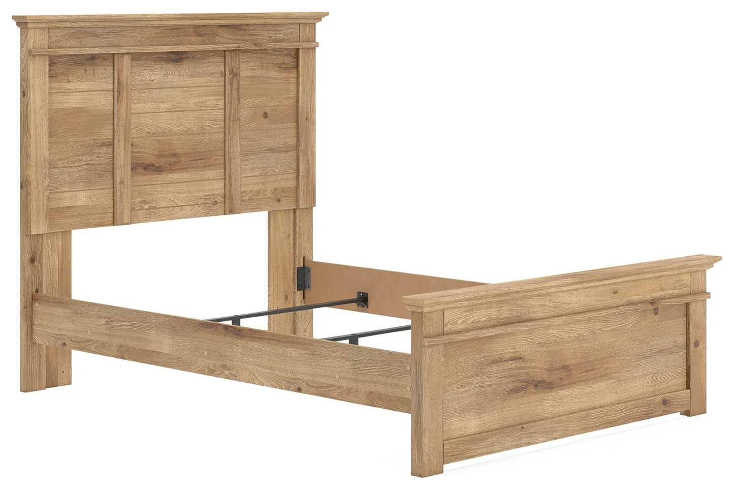 Makidern - Full Panel Bed - Tan