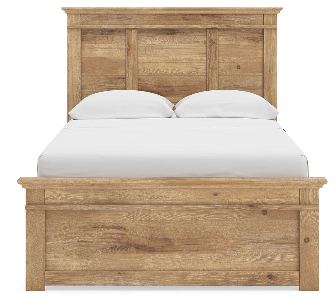 Makidern - Full Panel Bed - Tan