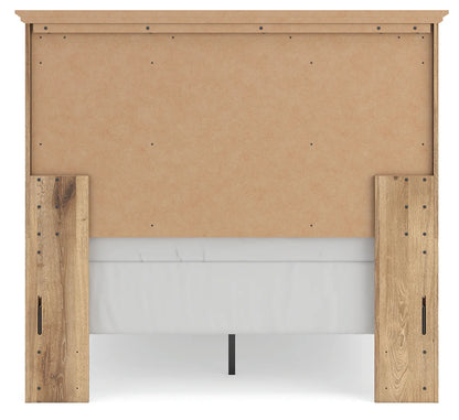Makidern - Full Panel Bed - Tan