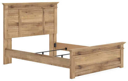 Makidern - Queen Panel Bed - Tan