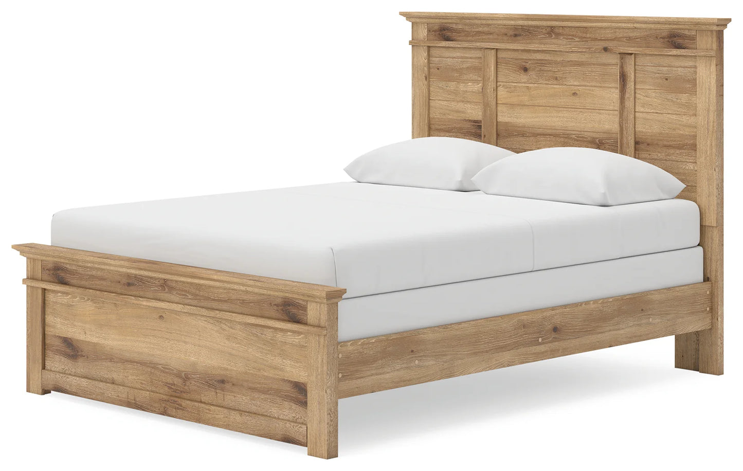Makidern - Queen Panel Bed - Tan