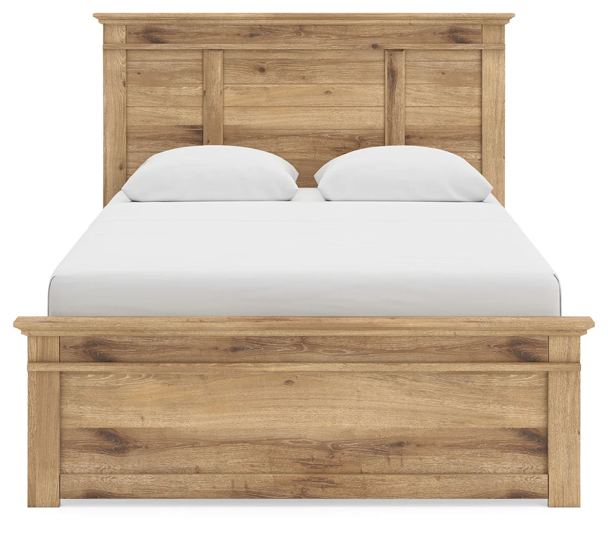 Makidern - Queen Panel Bed - Tan
