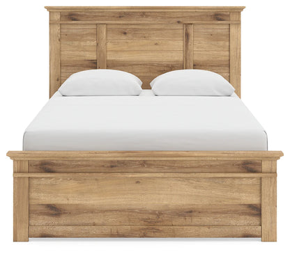 Makidern - Queen Panel Bed - Tan