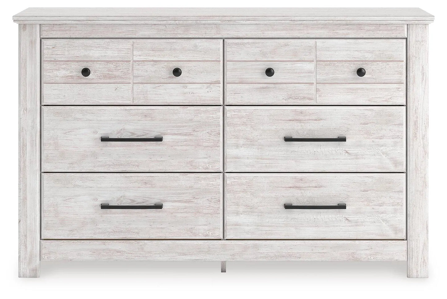 Makidern - Whitewash - Six Drawer Dresser
