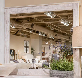 Makidern - Whitewash - Bedroom Mirror