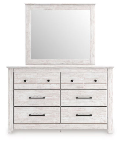 Makidern - Dresser And Mirror - Whitewash