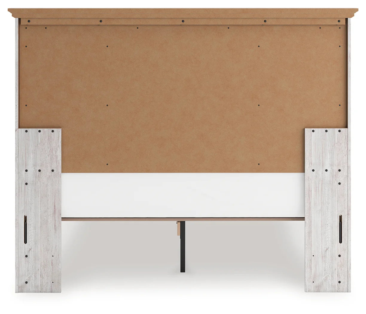 Makidern - Queen Panel Storage Bed With Storage Footboard - Whitewash