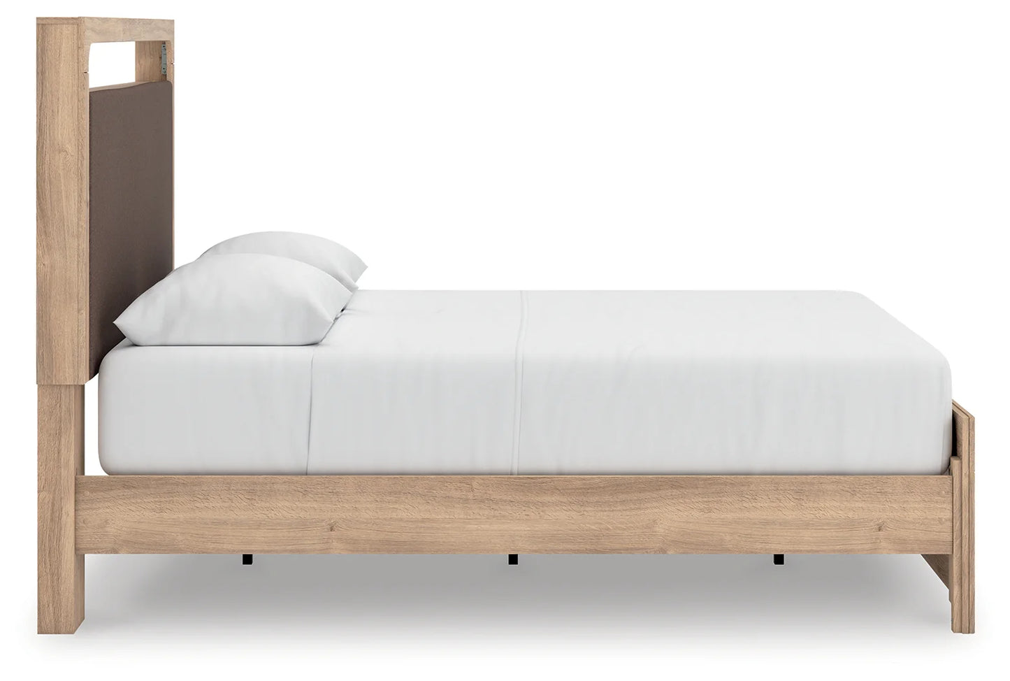 Kinlanni - Queen Upholstered Platform Bed - Tan