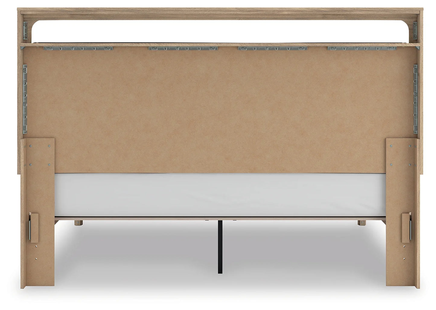 Kinlanni - King Upholstered Platform Bed - Tan