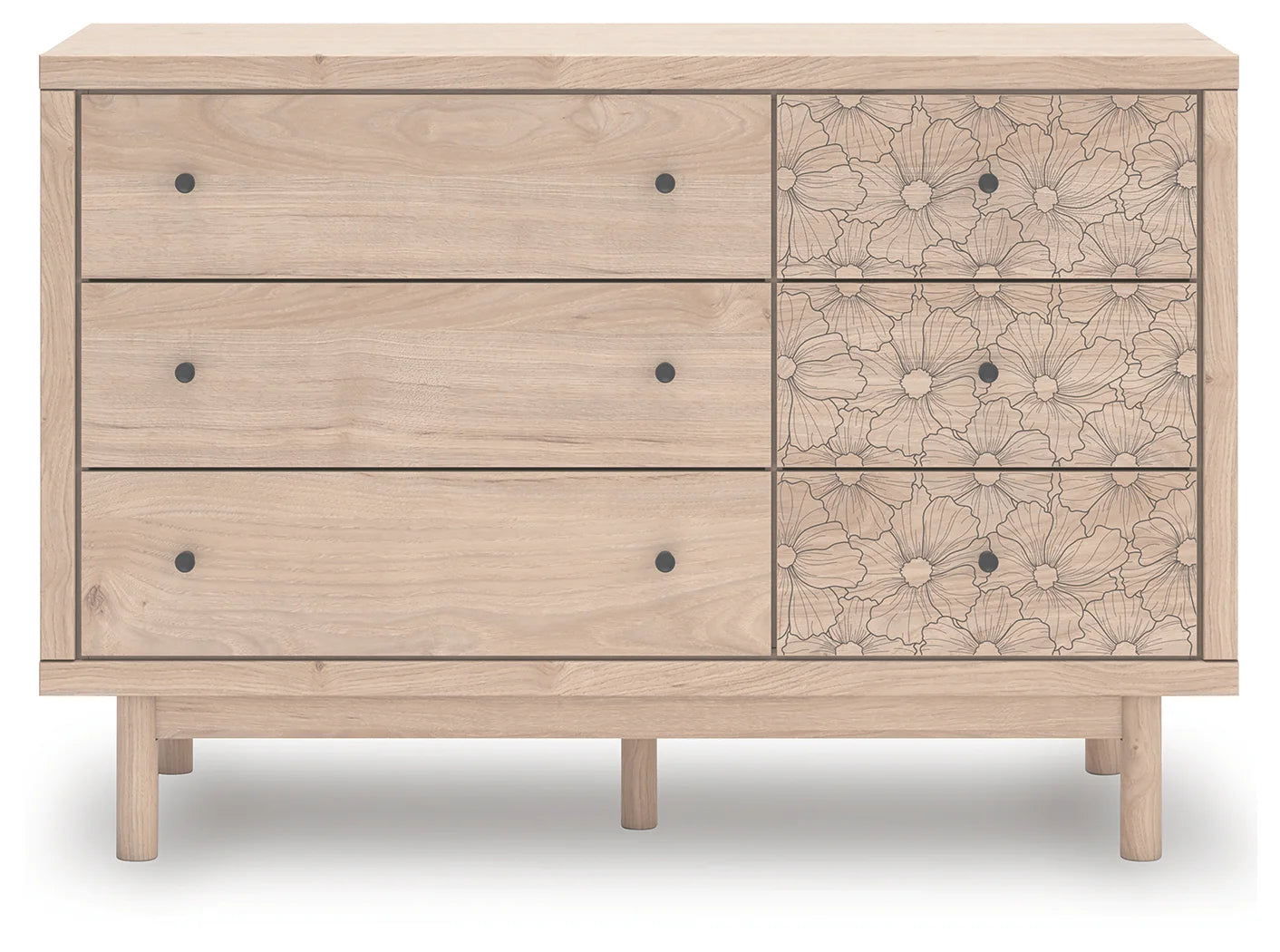 Arloster - Tan - Six Drawer Dresser
