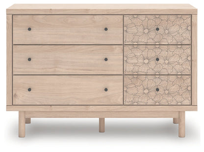 Arloster - Tan - Six Drawer Dresser