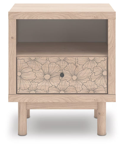 Arloster - Tan - One Drawer Night Stand