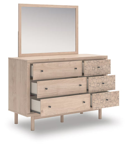 Arloster - Tan - Dresser And Mirror