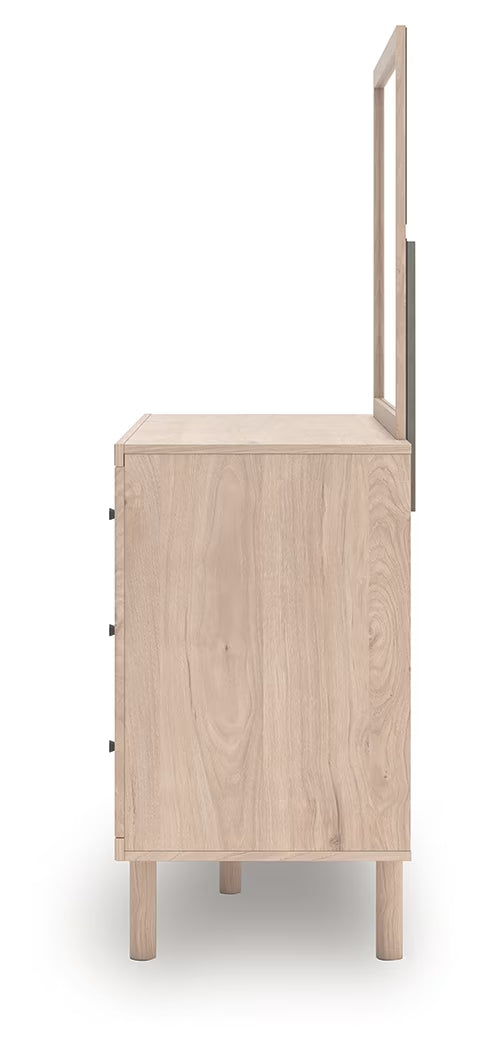Arloster - Tan - Dresser And Mirror