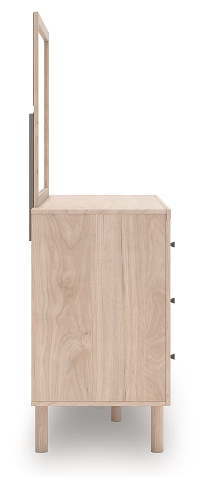 Arloster - Tan - Dresser And Mirror
