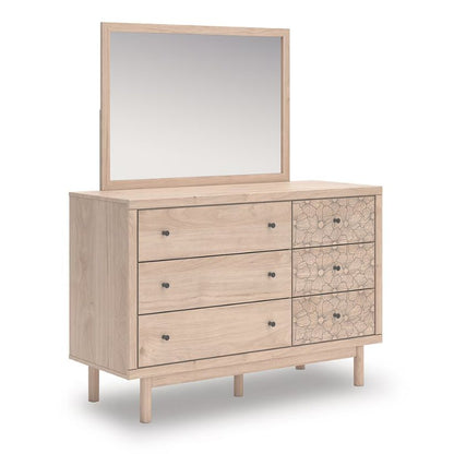Arloster - Tan - Dresser And Mirror